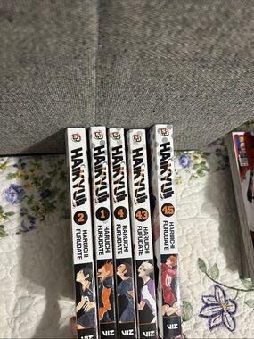 Target Haikyu!! Manga Volumes 2,3,4,5,25,43 - White & Orange Spines